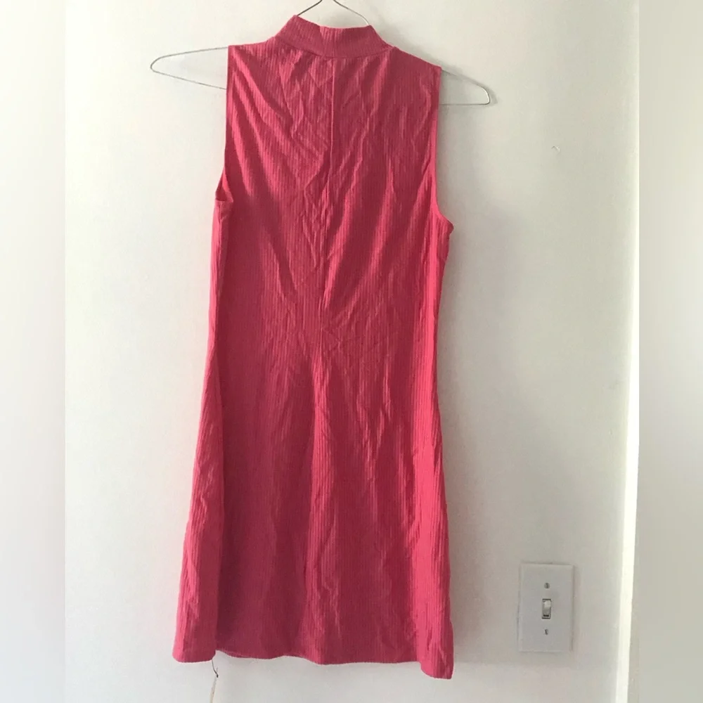 NWT Reformation Skyler Knit Sleeveless Mini Dress in Snapdragon Pink Size Small - Picture 11 of 13